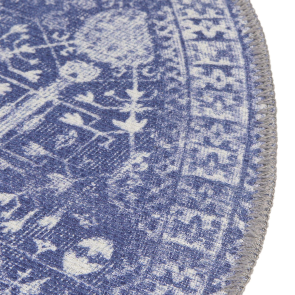 Heritage Elegance Collection Area Rug -  Chatsworth Oval Navy Blue  lifestyle 62