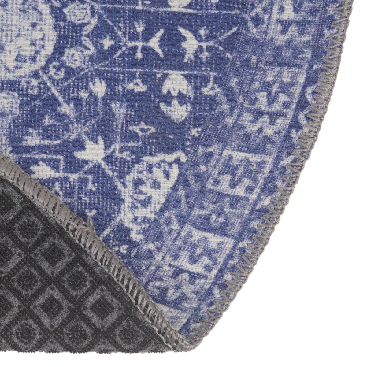 Heritage Elegance Collection Area Rug -  Chatsworth Oval Navy Blue  lifestyle 72