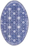 Heritage Elegance Collection Area Rug -  Chatsworth Oval Navy Blue  lifestyle 37