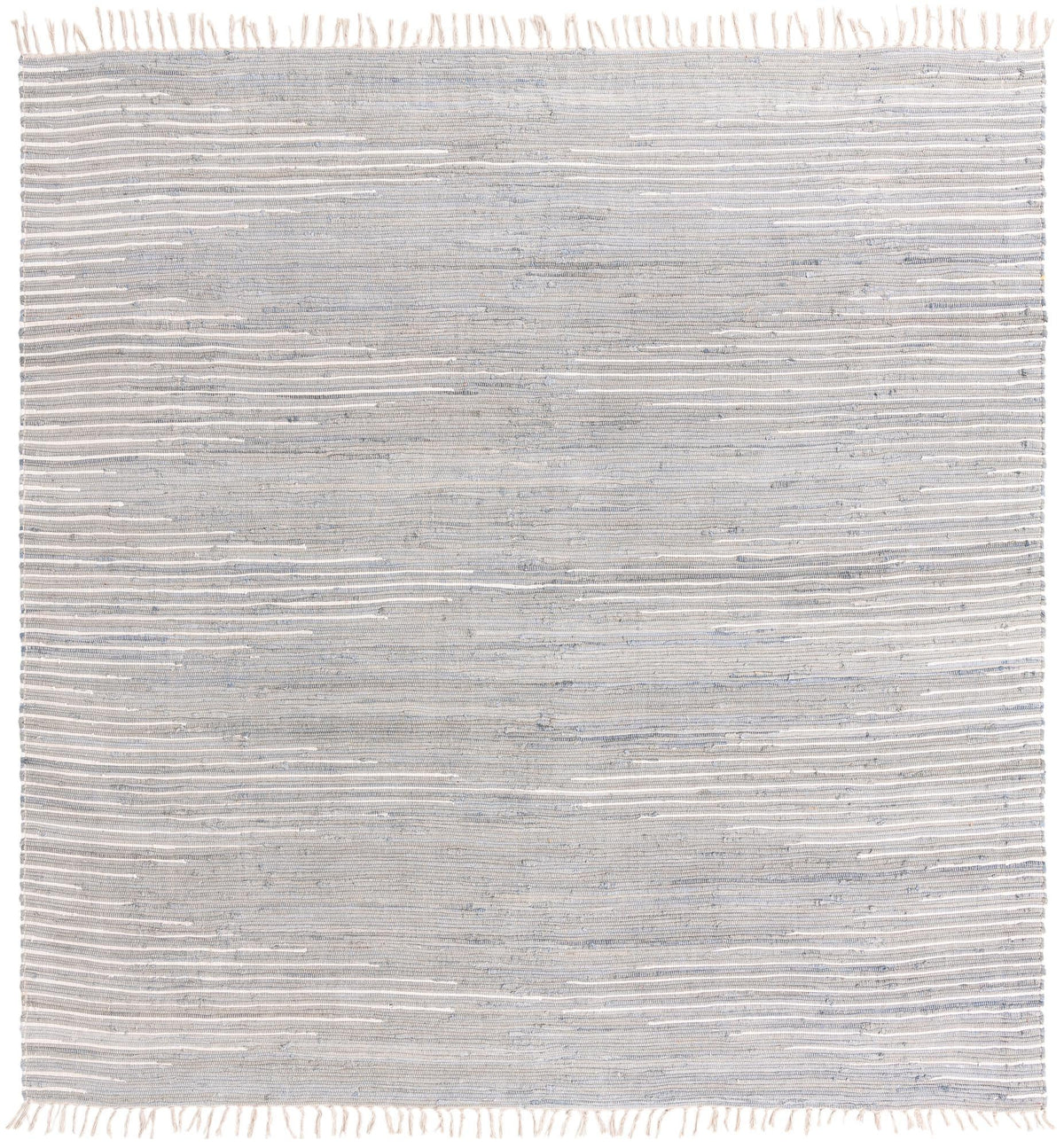 Thar Cotton Collection Area Rug - Jaisalmer Square Light Gray  lifestyle 33