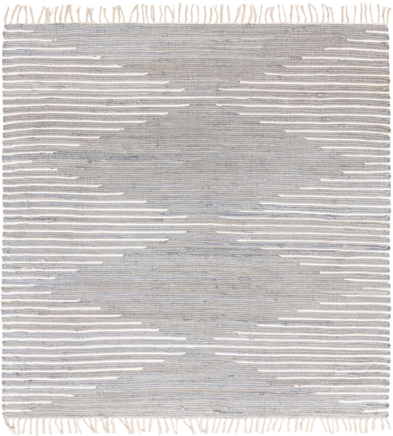 Thar Cotton Collection Area Rug - Jaisalmer (Light Gray) Square Light Gray  lifestyle 38