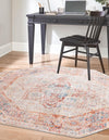 Regal Estates Collection Area Rug -  Monarch Octagon Multi  lifestyle 74