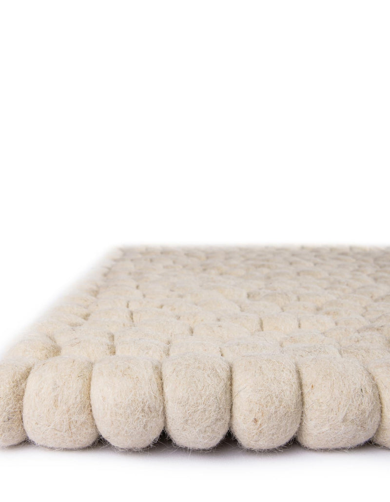 Woolen Sphere Collection Area Rug - Orbsburg (Ivory) Square Ivory  lifestyle 74