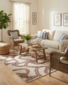 Seaside Haven Rugs Collection Area Rug -  Dunes Rectangle Beige  lifestyle 5