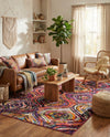 Marrakesh Elegance Collection Area Rug -  Bahia Rectangle Multi  lifestyle 8