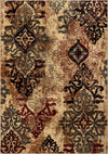 Bistro Lounge Collection Area Rug -  Piccolo Rectangle Beige  lifestyle 3