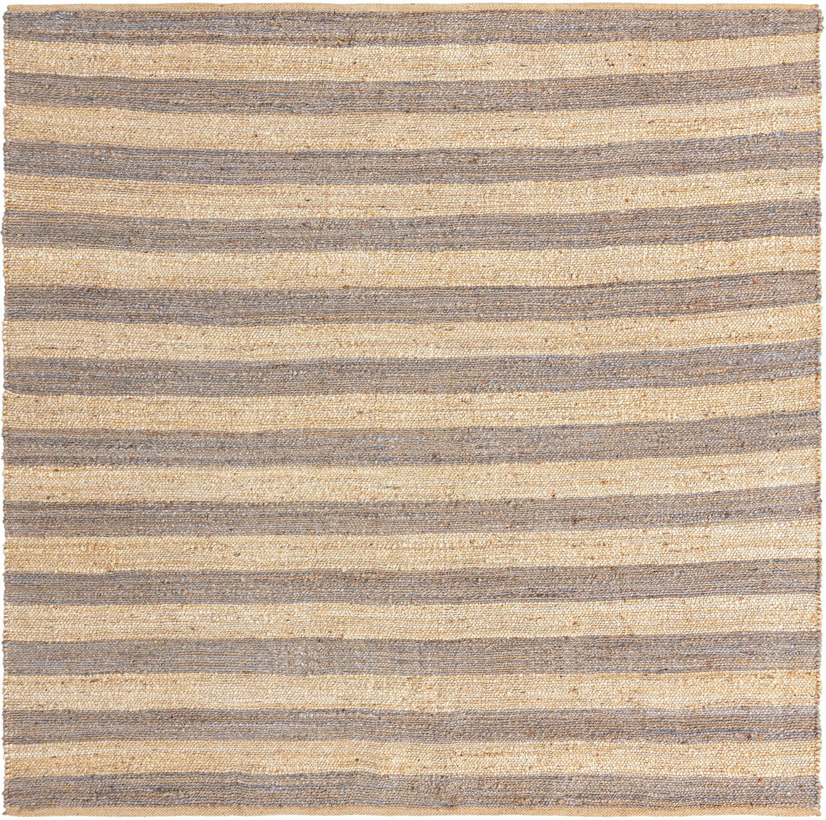 Woven Seaside Jute Collection Area Rug - Nantucket Square Ivory and Gray  lifestyle 108