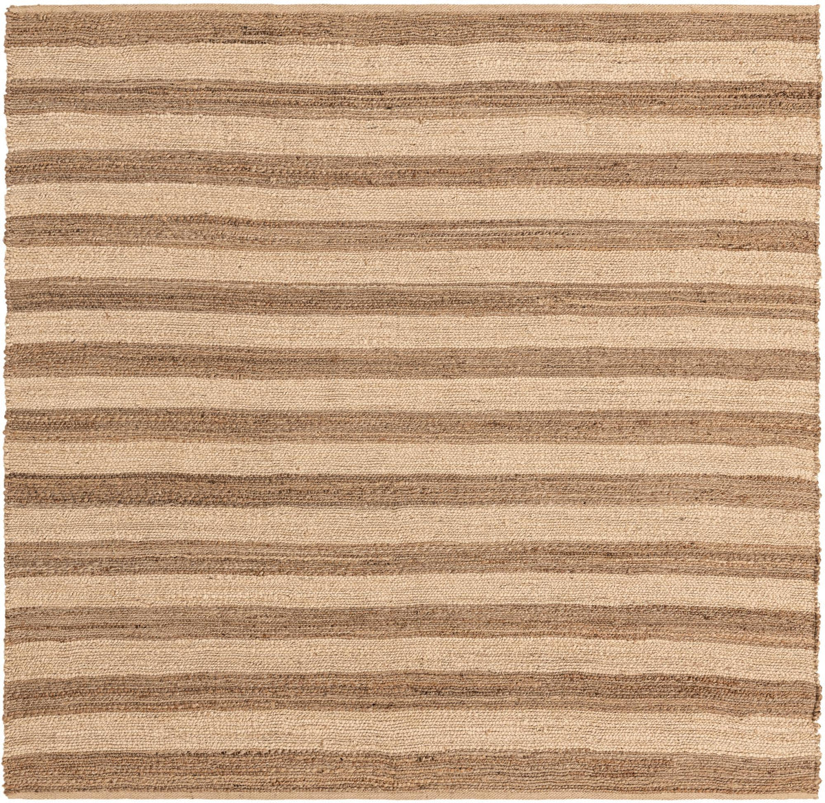 Woven Seaside Jute Collection Area Rug - Nantucket Square Ivory and Natural  lifestyle 111