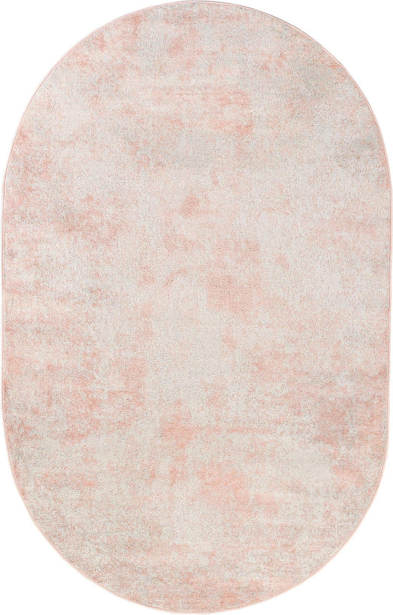 Luminara Sands Collection Area Rug - Elysium (Carnation Pink) Oval Carnation Pink  lifestyle 20