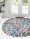 Heritage Elegance Collection Area Rug -  Potala Round Multi  lifestyle 45