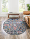 Heritage Elegance Collection Area Rug -  Potala Oval Multi  lifestyle 42