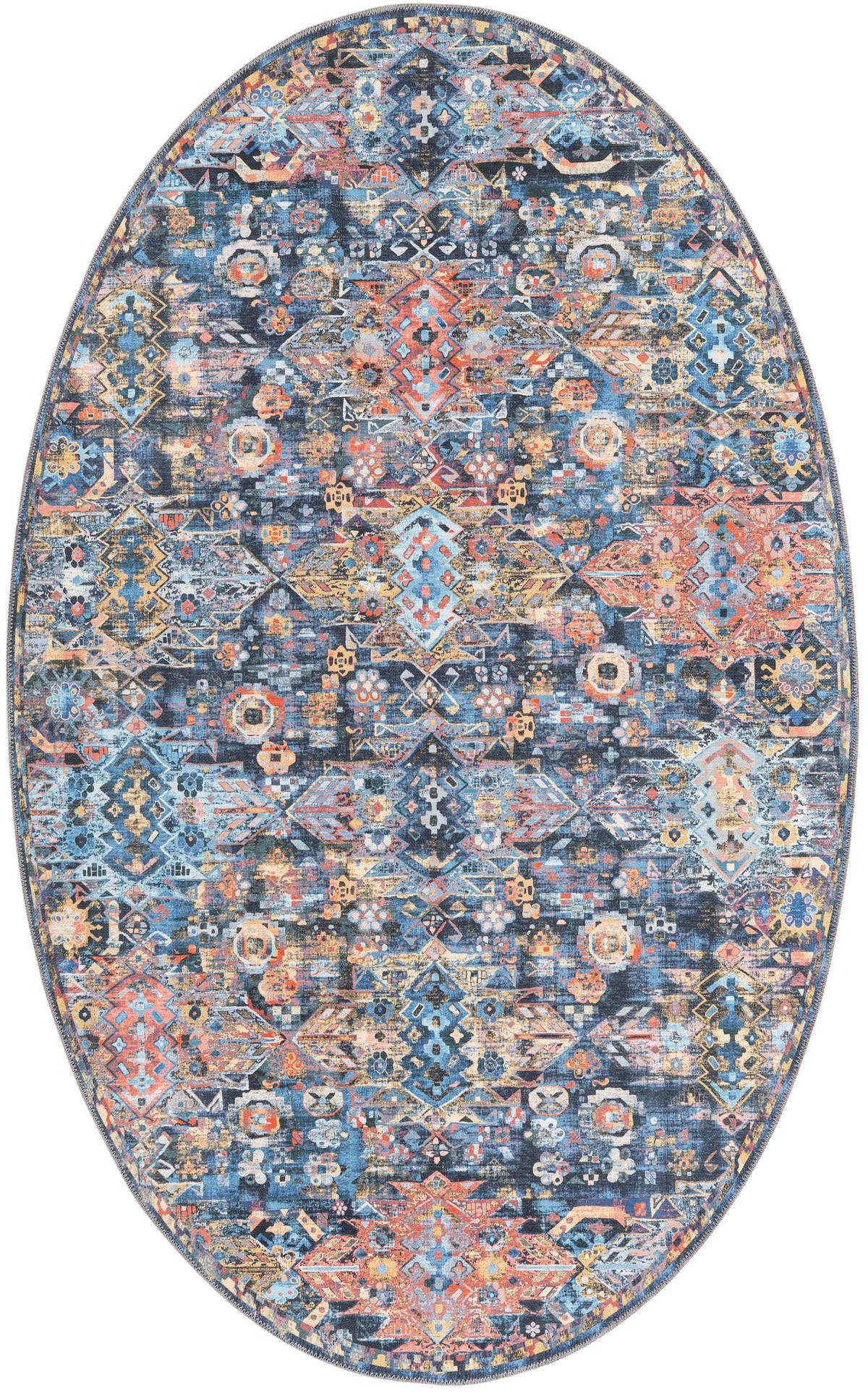 Heritage Elegance Collection Area Rug -  Potala Oval Multi  lifestyle 36