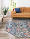 Heritage Elegance Collection Area Rug -  Potala Octagon Multi  lifestyle 46