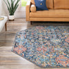 Heritage Elegance Collection Area Rug -  Potala Octagon Multi  lifestyle 80