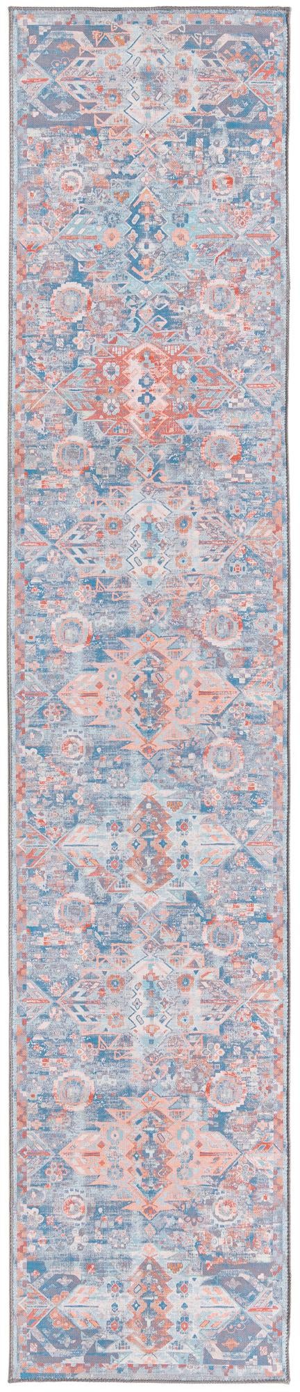 Heritage Elegance Collection Area Rug -  Potala Runner Blue  lifestyle 31
