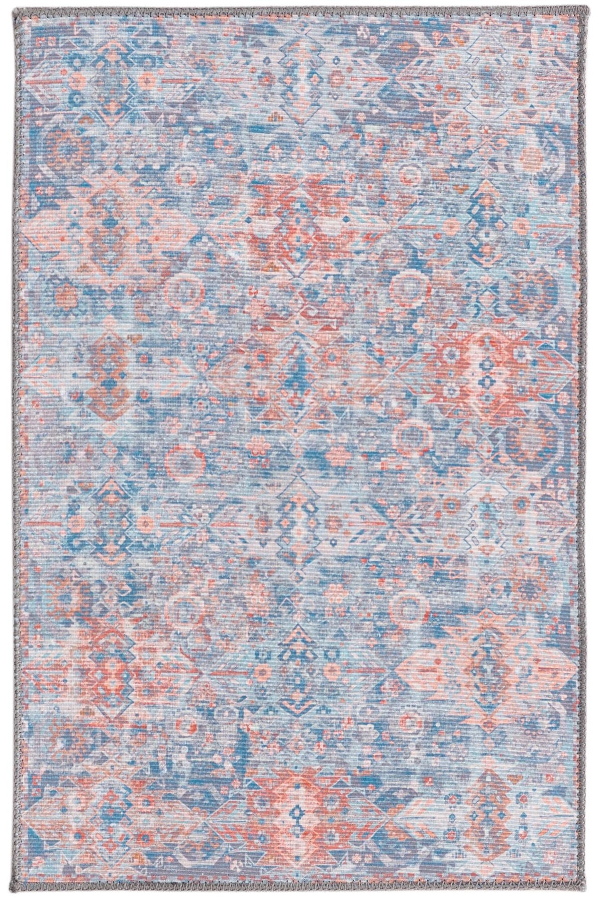Heritage Elegance Collection Area Rug -  Potala Rectangle Blue  lifestyle 3