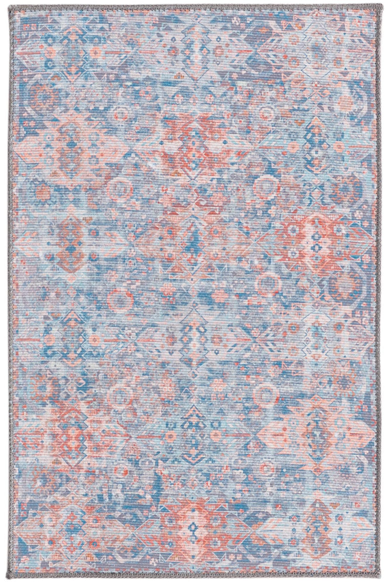 Heritage Elegance Collection Area Rug -  Potala Rectangle Blue  lifestyle 3