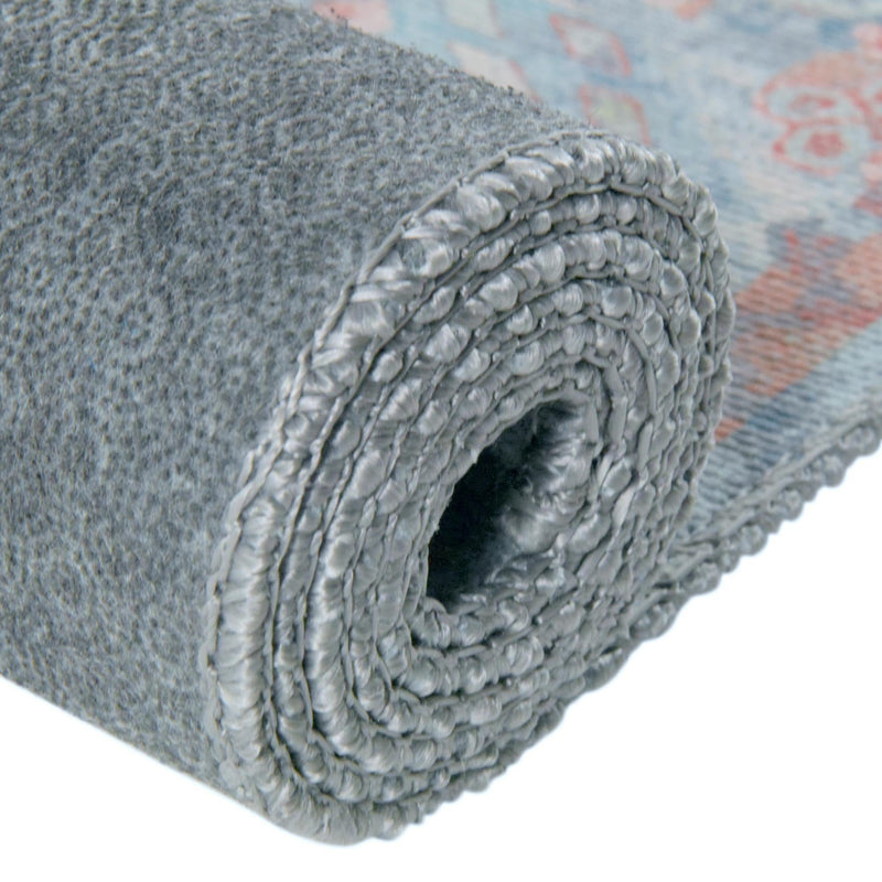 Heritage Elegance Collection Area Rug -  Potala Octagon Blue  lifestyle 93