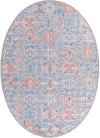 Heritage Elegance Collection Area Rug -  Potala Oval Blue  lifestyle 35