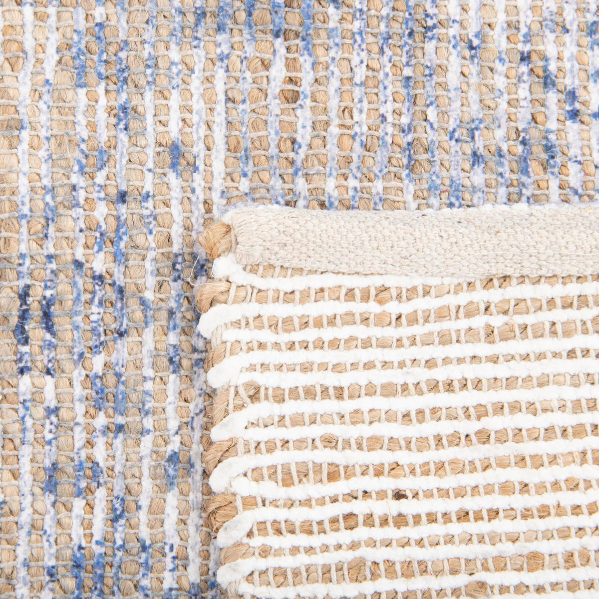Savannah Threads Collection Area Rug - Charleston Rectangle Blue  lifestyle 30