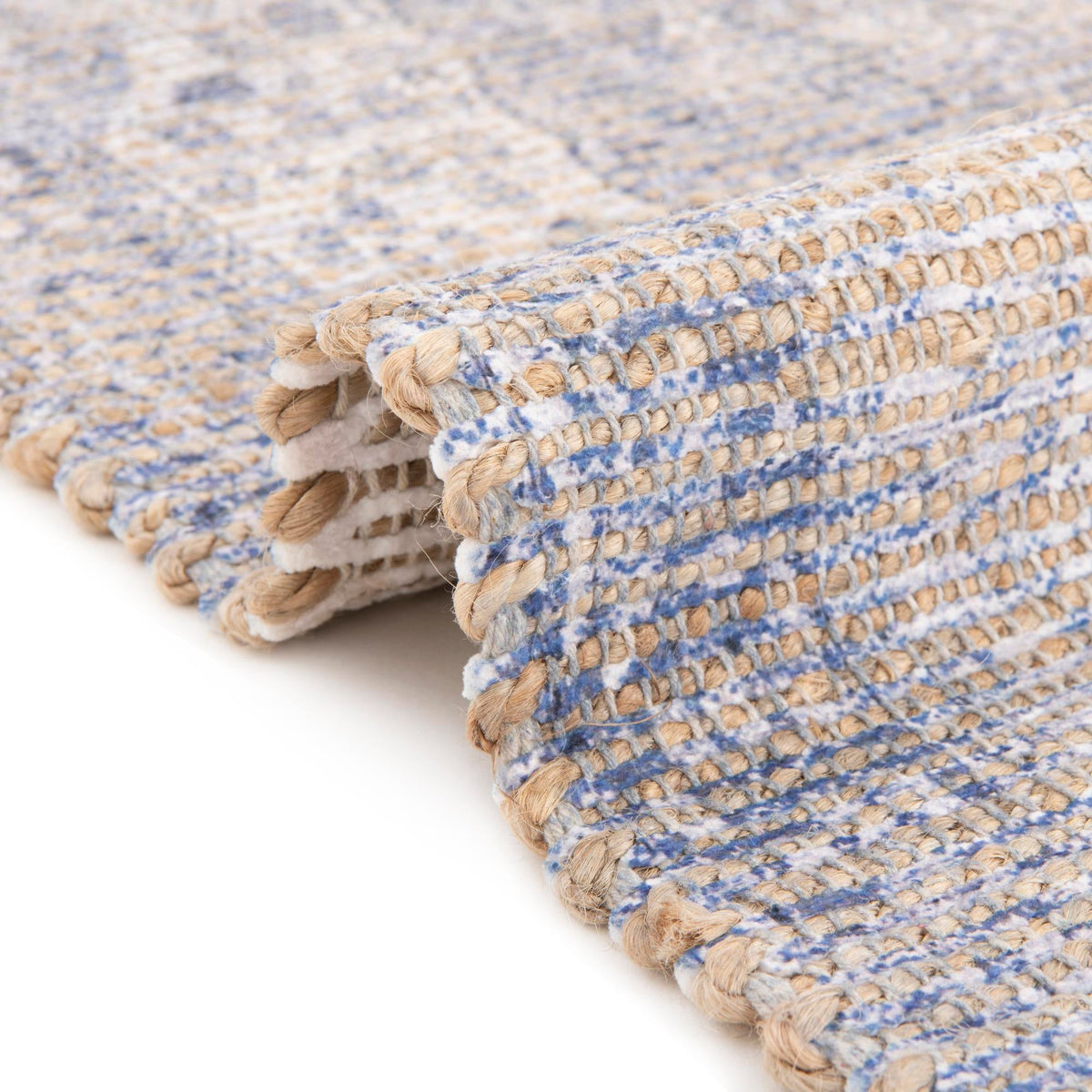 Savannah Threads Collection Area Rug - Charleston Rectangle Blue  lifestyle 32