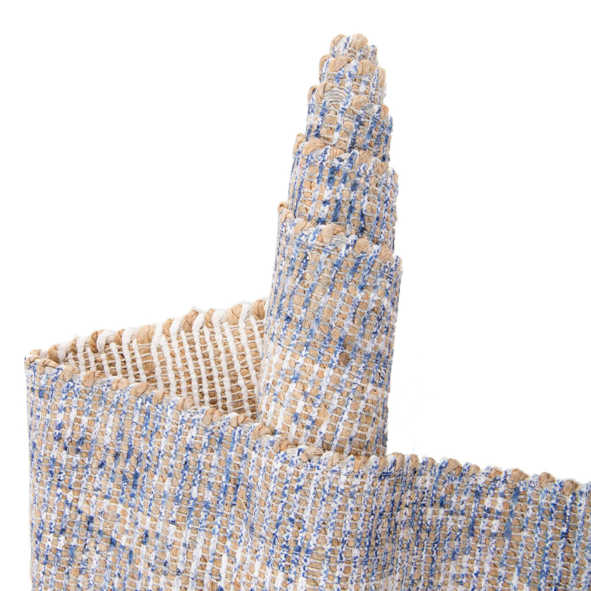 Savannah Threads Collection Area Rug - Charleston Rectangle Blue  lifestyle 34