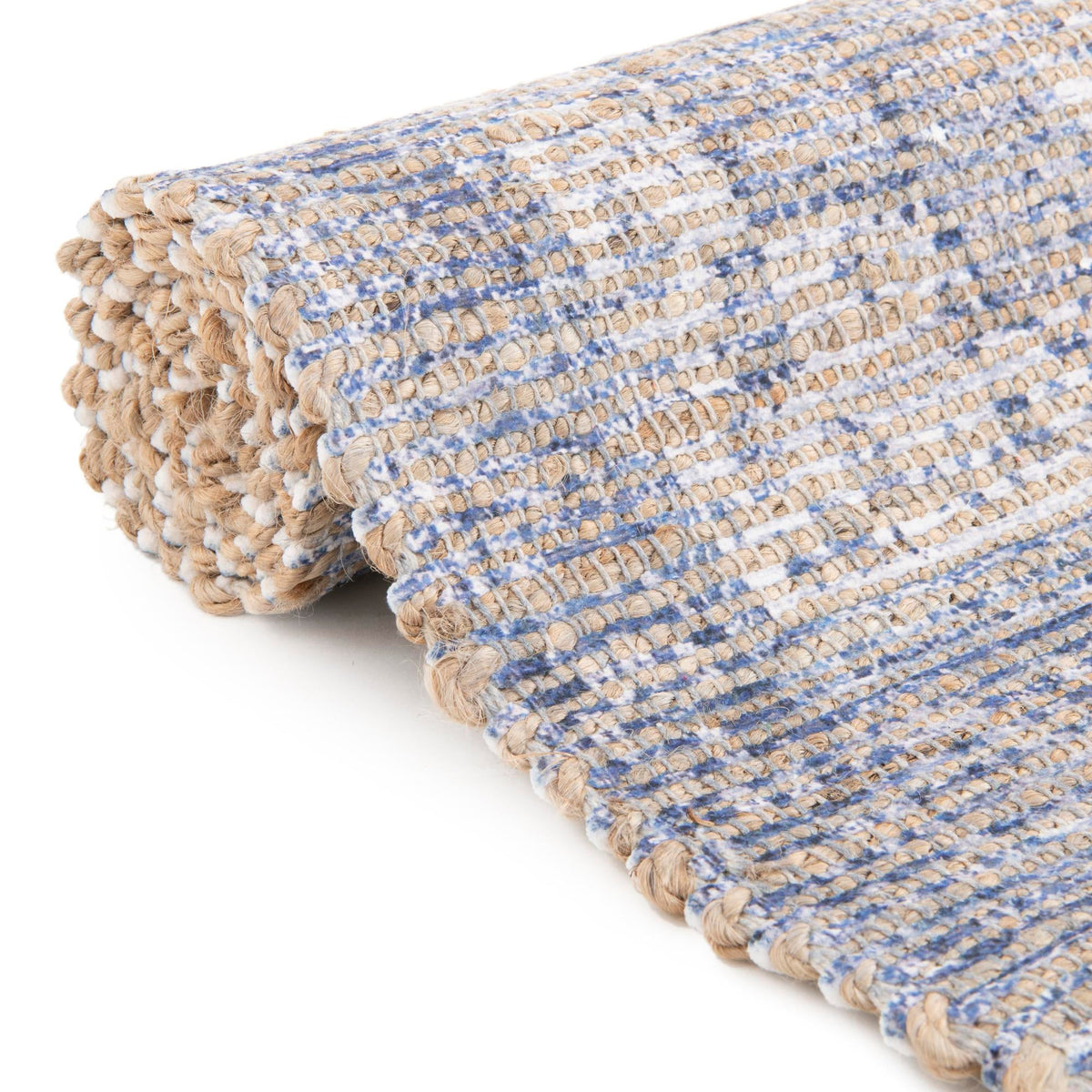 Savannah Threads Collection Area Rug - Charleston Rectangle Blue  lifestyle 36