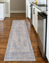 Savannah Threads Collection Area Rug - Charleston Runner Blue  lifestyle 62
