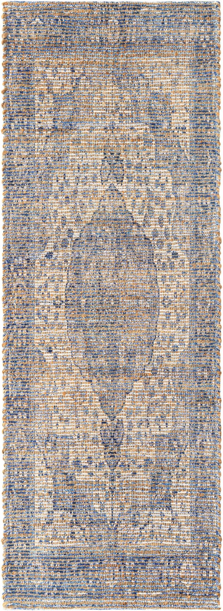 Savannah Threads Collection Area Rug - Charleston Runner Blue  lifestyle 82