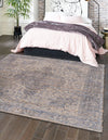 Savannah Threads Collection Area Rug - Charleston Square Blue  lifestyle 47
