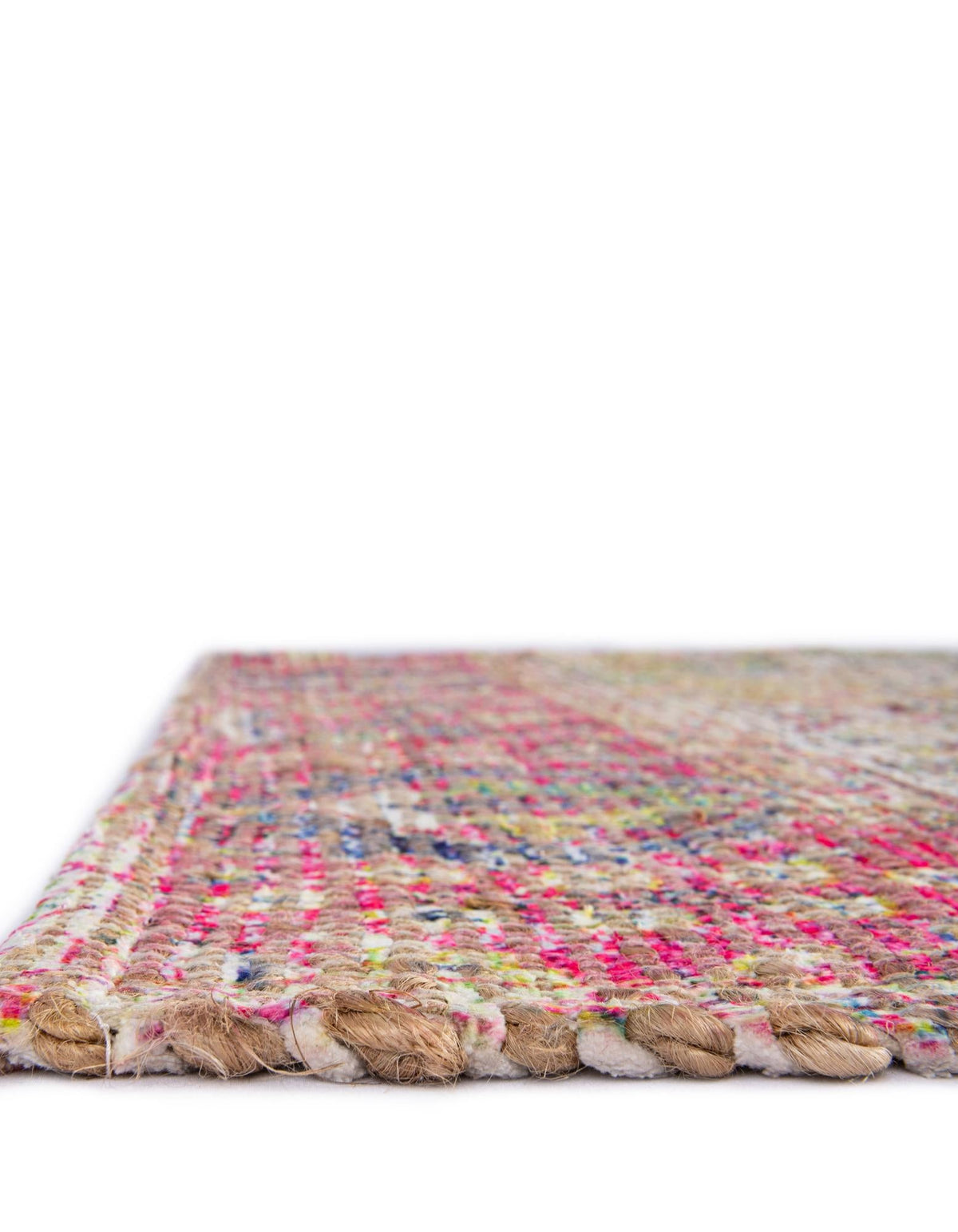 Savannah Threads Collection Area Rug - Charleston Rectangle Ivory Pink  lifestyle 27