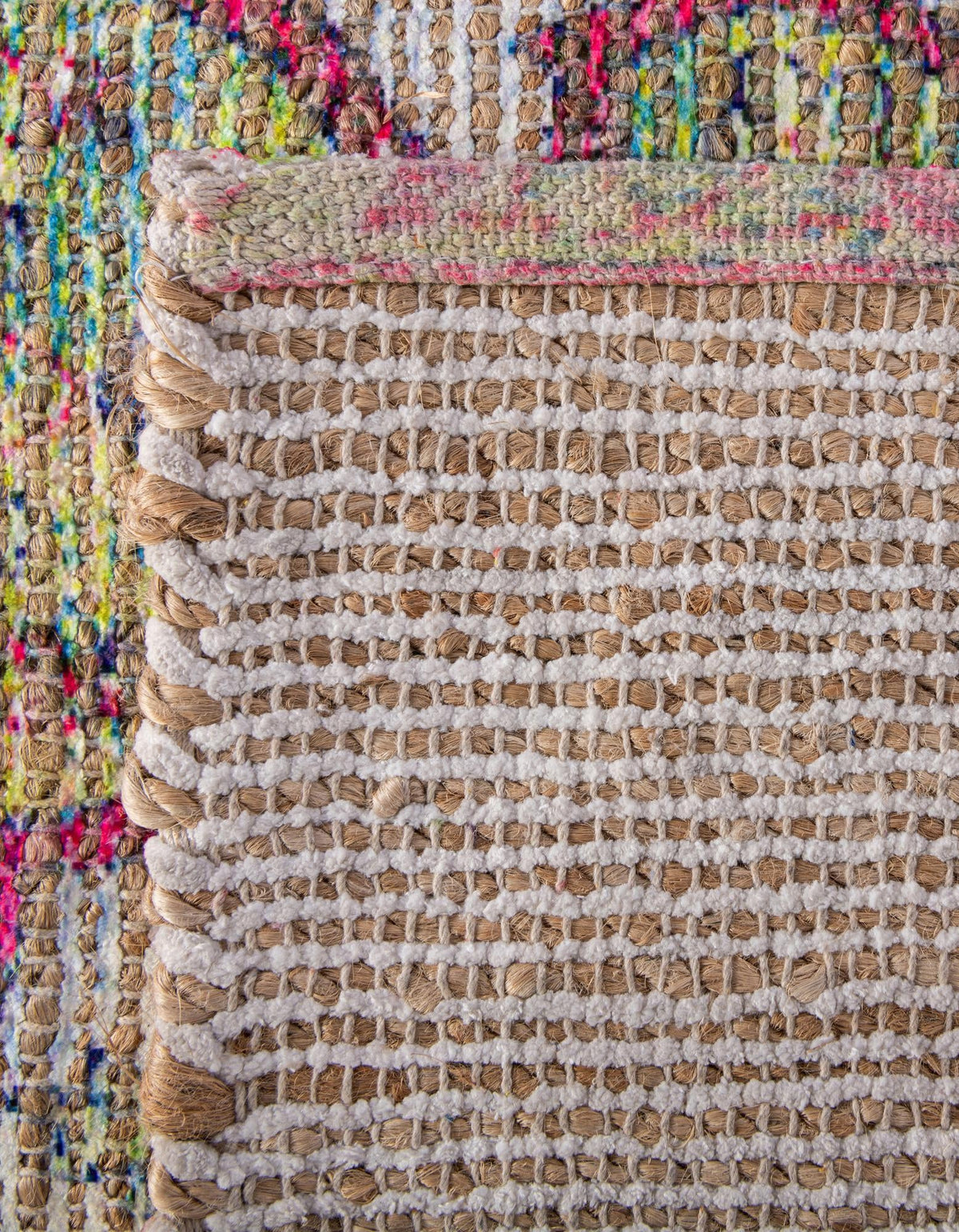 Savannah Threads Collection Area Rug - Charleston Rectangle Ivory Pink  lifestyle 31