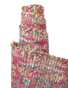 Savannah Threads Collection Area Rug - Charleston Rectangle Ivory Pink  lifestyle 35