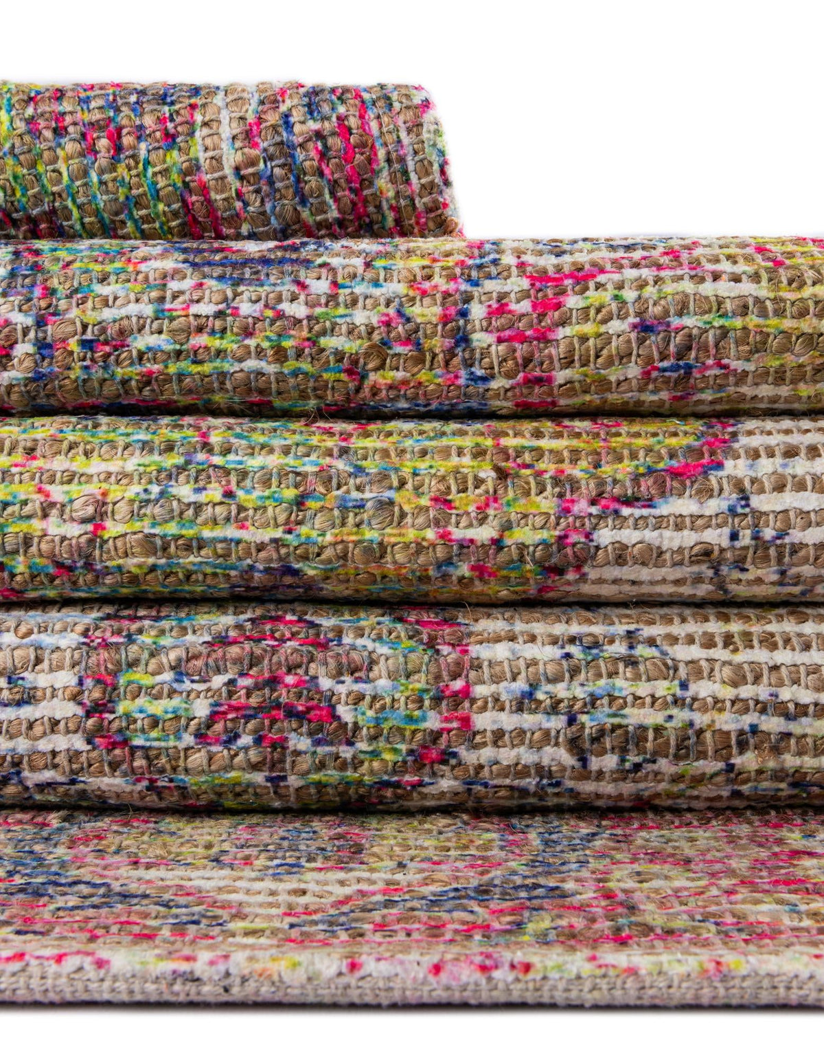 Savannah Threads Collection Area Rug - Charleston Rectangle Ivory Pink  lifestyle 41