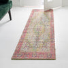 Savannah Threads Collection Area Rug - Charleston Runner Ivory Pink  lifestyle 72