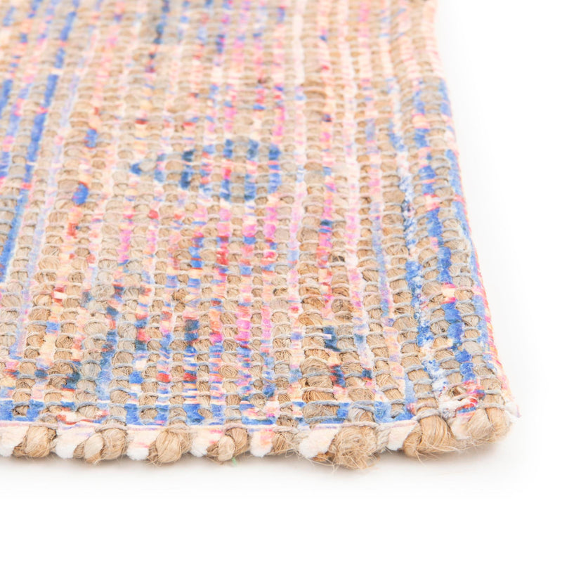 Savannah Threads Collection Area Rug - Tybee Rectangle Peach pink  lifestyle 27