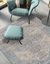 Desert Weave Jute Collection Area Rug - Sahara Rectangle Blue  lifestyle 19