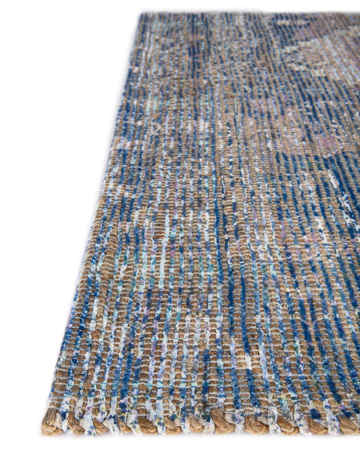 Desert Weave Jute Collection Area Rug - Sahara Rectangle Blue  lifestyle 27
