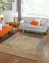 Desert Weave Jute Collection Area Rug - Sahara Rectangle Multi  lifestyle 6