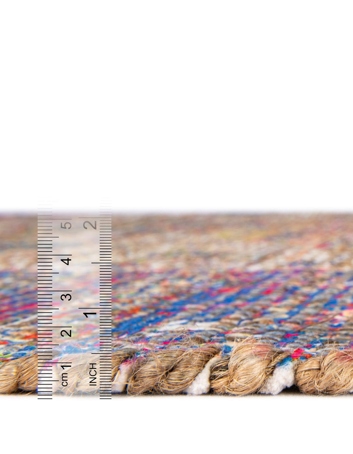 Desert Weave Jute Collection Area Rug - Sahara Rectangle Multi  lifestyle 36