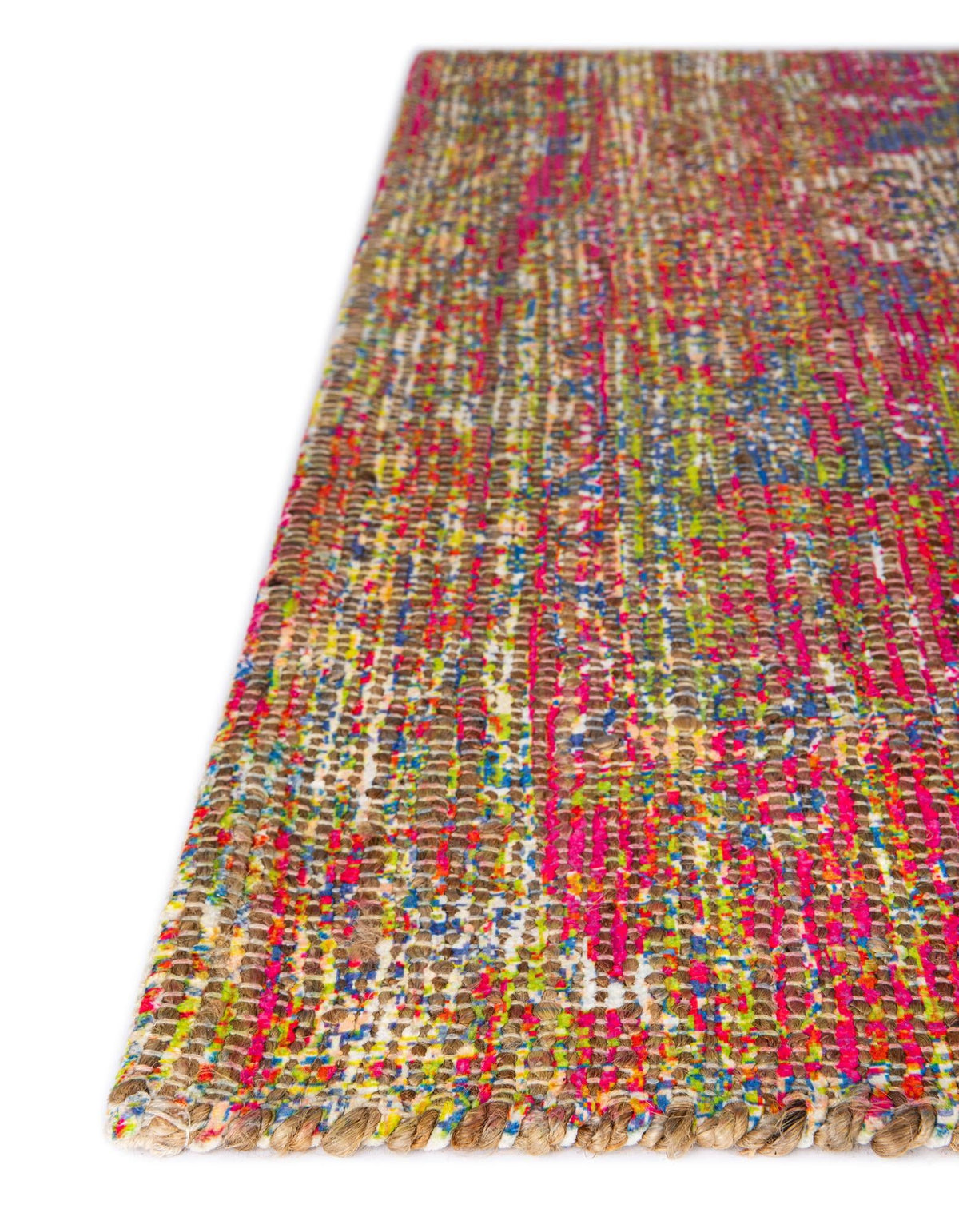 Desert Weave Jute Collection Area Rug - Sahara Rectangle Multi  lifestyle 42