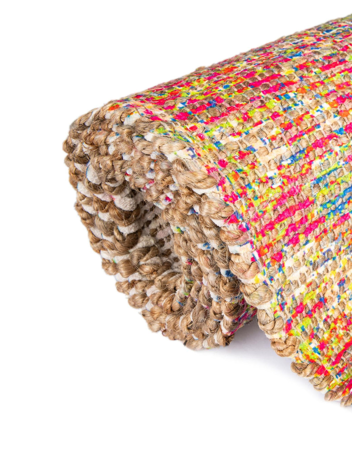 Desert Weave Jute Collection Area Rug - Sahara Rectangle Multi  lifestyle 57