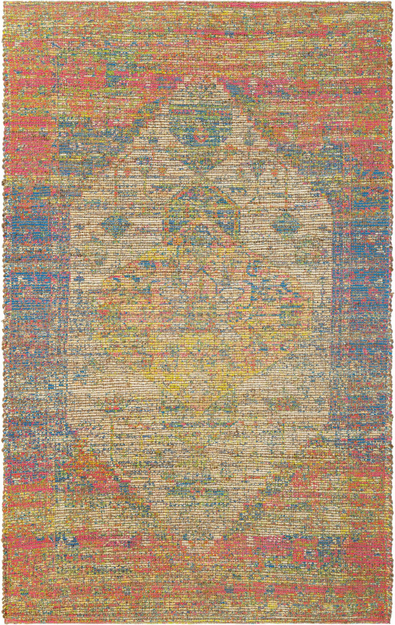 Savannah Threads Collection Area Rug - Sahara Rectangle Multi  lifestyle 4