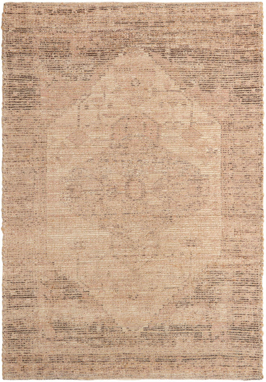 Desert Weave Jute Collection Area Rug - Sahara Rectangle Natural  lifestyle 2