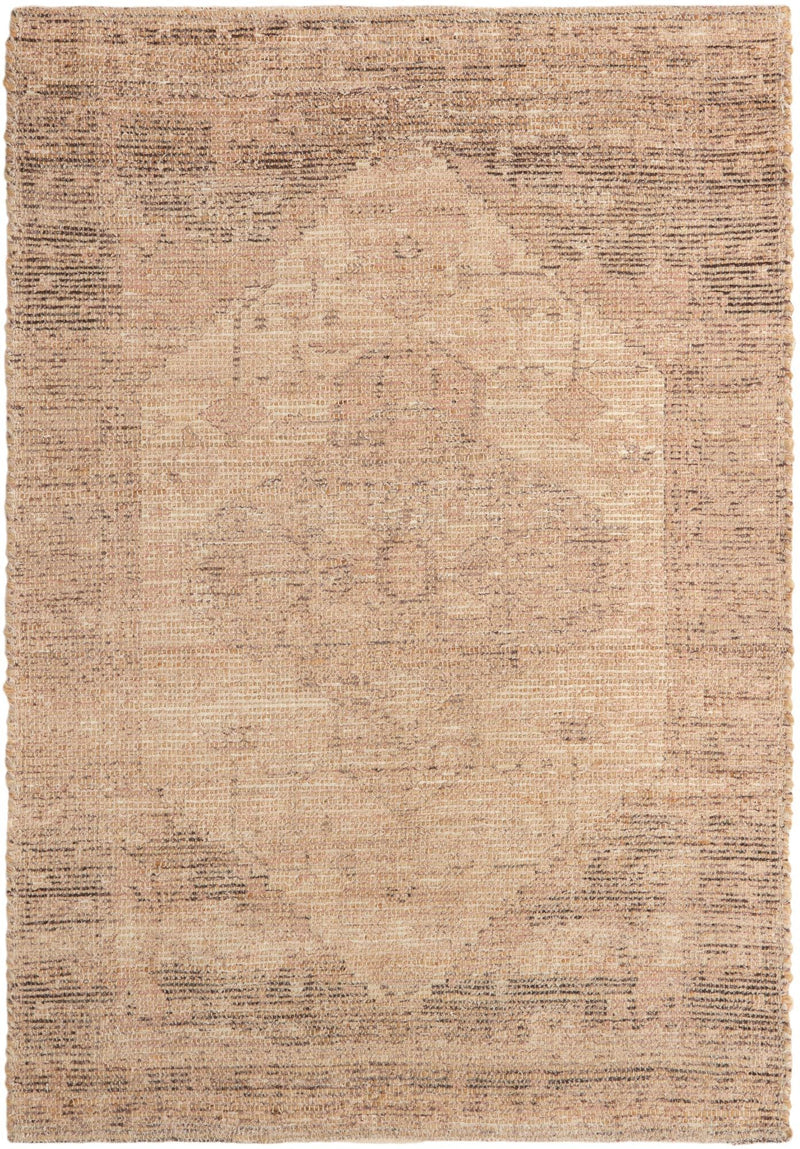 Desert Weave Jute Collection Area Rug - Sahara Rectangle Natural  lifestyle 2