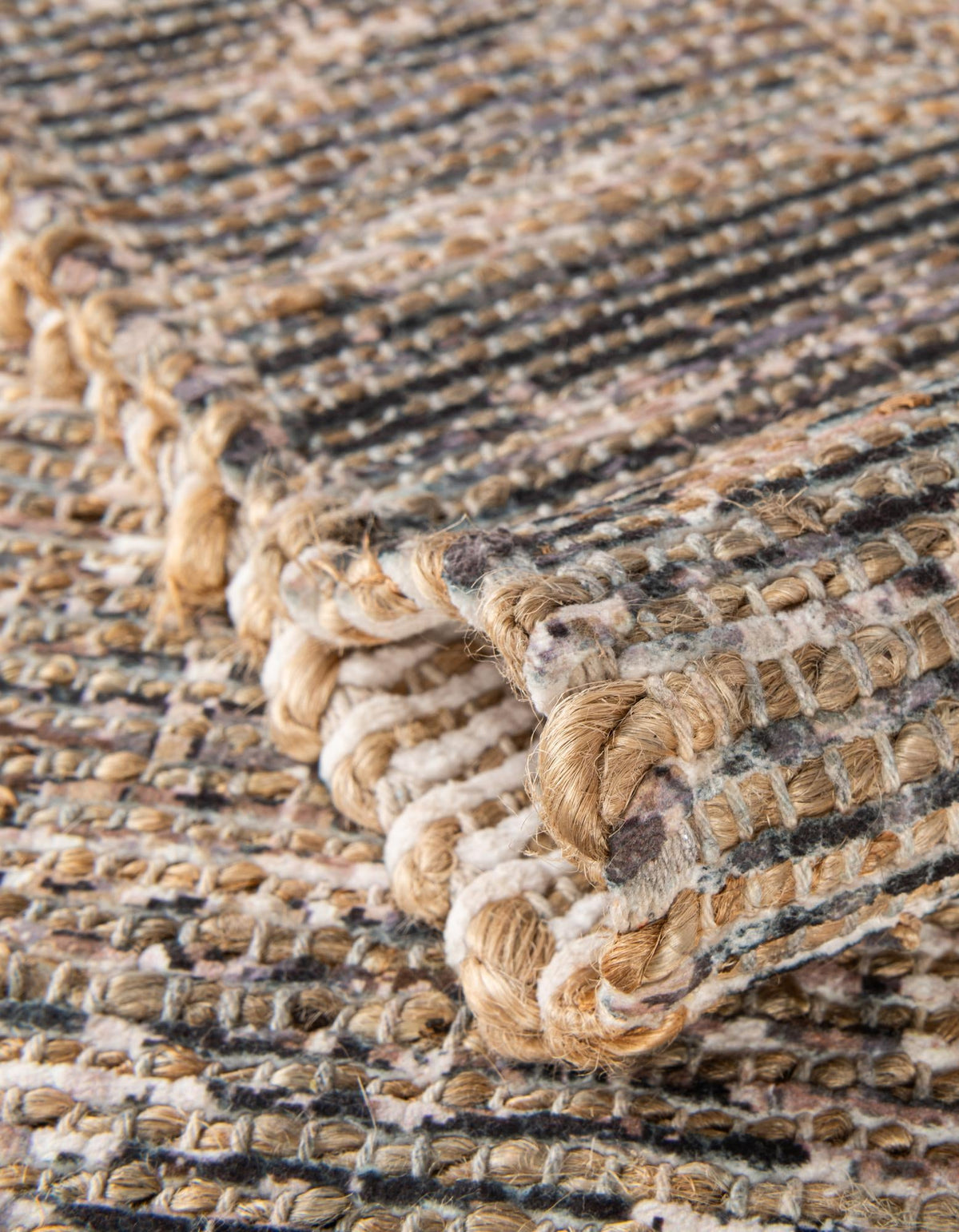 Desert Weave Jute Collection Area Rug - Sahara Rectangle Natural  lifestyle 26