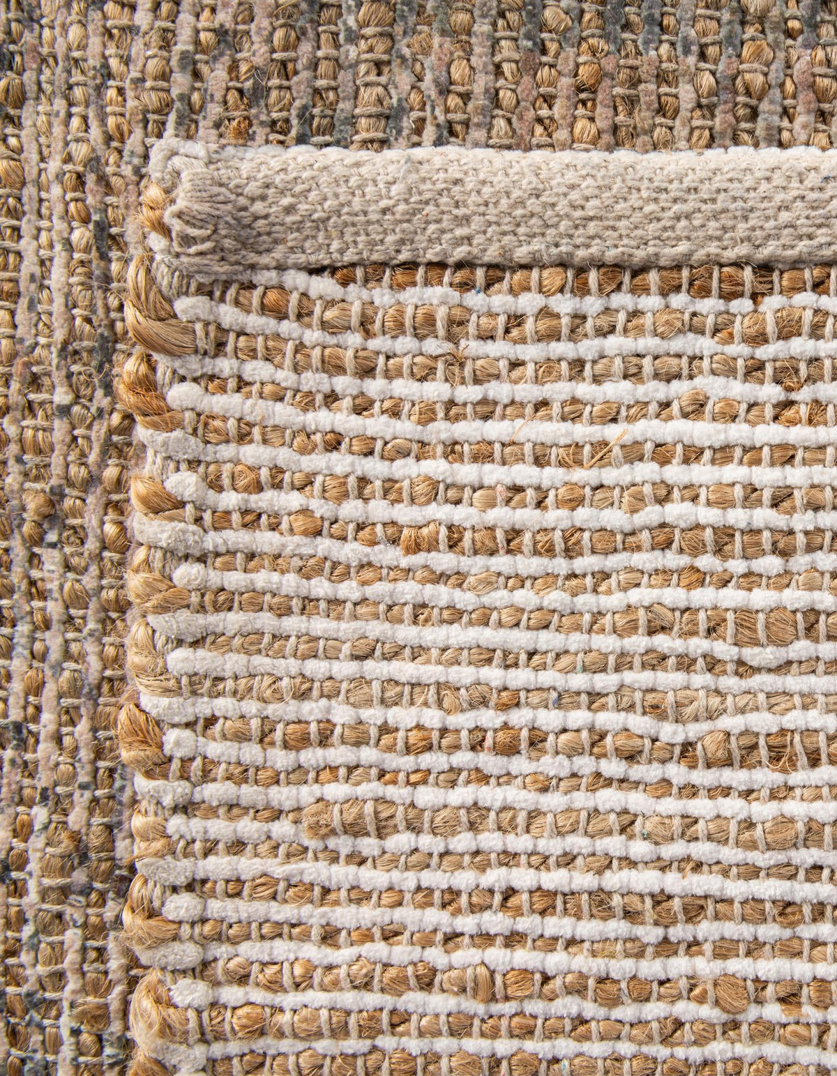 Desert Weave Jute Collection Area Rug - Sahara Rectangle Natural  lifestyle 32
