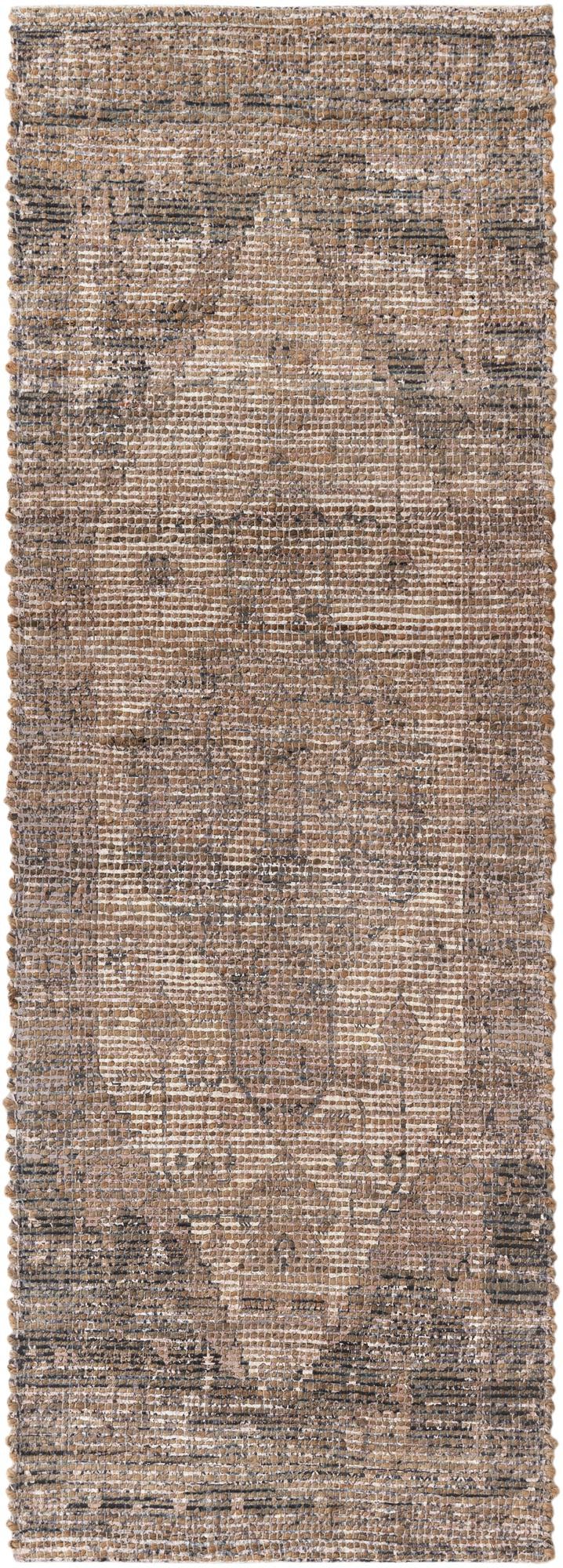 Desert Weave Jute Collection Area Rug - Sahara Runner Natural  lifestyle 47