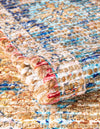 Savannah Threads Collection Area Rug - Charleston Rectangle Orange Yellow  lifestyle 13
