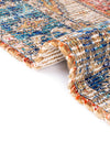 Savannah Threads Collection Area Rug - Charleston Rectangle Orange Yellow  lifestyle 17